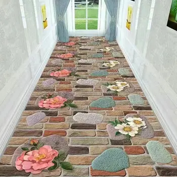בסגנון אירופאי מודרני מסדרון עם שטיח קישוט בית גדול שטיח סלון מרפסת שטיח החלקה מלונות הרצפה שטיחים להתאמה אישית