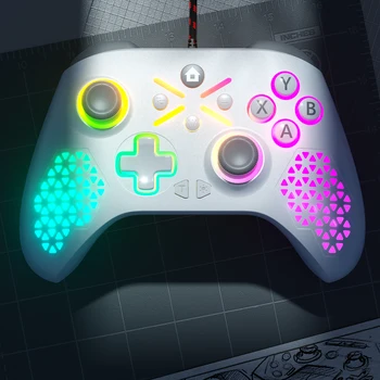 RGB Gamepad עבור אחד Xbox ,Xbox סדרה X,Xbox סדרה S, משחק מחשב בקר עם Dual רטט חדש ' ויסטיק